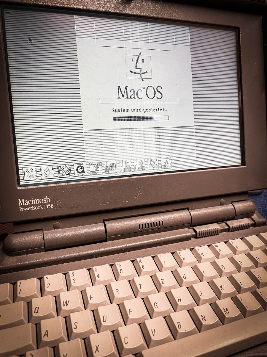 powerbook 145b in aktion